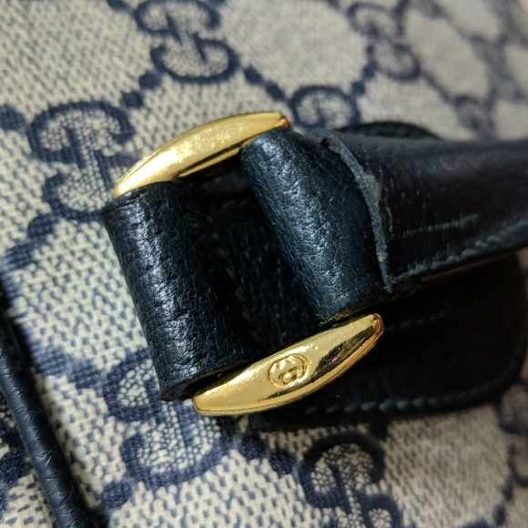 GG GUCCI MONOGRAM CANVAS LEATHER WOMEN'S HANDBAG - Picture 13 of 17